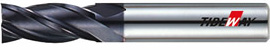 Торцевая твердосплавная фреза Tideway LC210080 Z4 8x8x19x60 (dxDxhxL)
