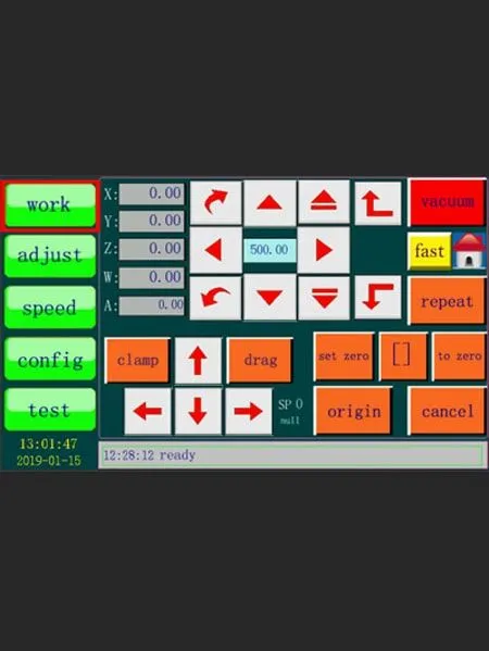 Сенсорная LCD панель управления