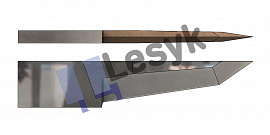 Нож Lesyk TC knife blade T 60 / 1,5 mm №26.64.345 (толщ.ножа 0.6 мм, толщ. материала 16,6 мм) для планшетных плоттеров Zund и пр.