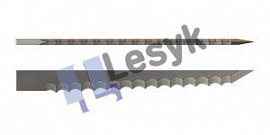 Нож Lesyk TC knife blade Z 66 pointed 15 Z №26.62.123 (толщ.ножа 0.6 мм, толщ. материала 55 мм) для планшетных плоттеров Zund и пр.