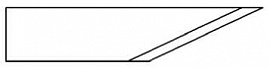 Нож  Ruizhou RZCUT-01 для планшетного плоттера (толщ. 0.6 мм). Совместим с  Ruizhou, Zund, DIGI, Ruizhou, iEcho, List, JingWei и пр.