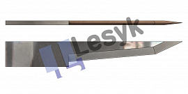 Нож Lesyk TC knife blade Z 21 №26.60.314  (толщ.ножа 0.6 мм, толщ. материала 17 мм) для планшетных плоттеров Zund и пр.