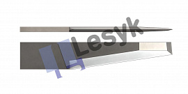 Нож Lesyk TC knife blade T 61 / 1,0 mm №26.64.807 (толщ.ножа 1 мм, толщ. материала 20 мм) для планшетных плоттеров Zund и пр.