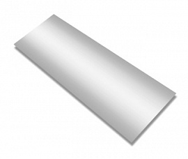 Металл для сублимации Мастертон ULTRA 305х610 мм. Толщина 0.5 мм. Цвет: глянцевое серебро.